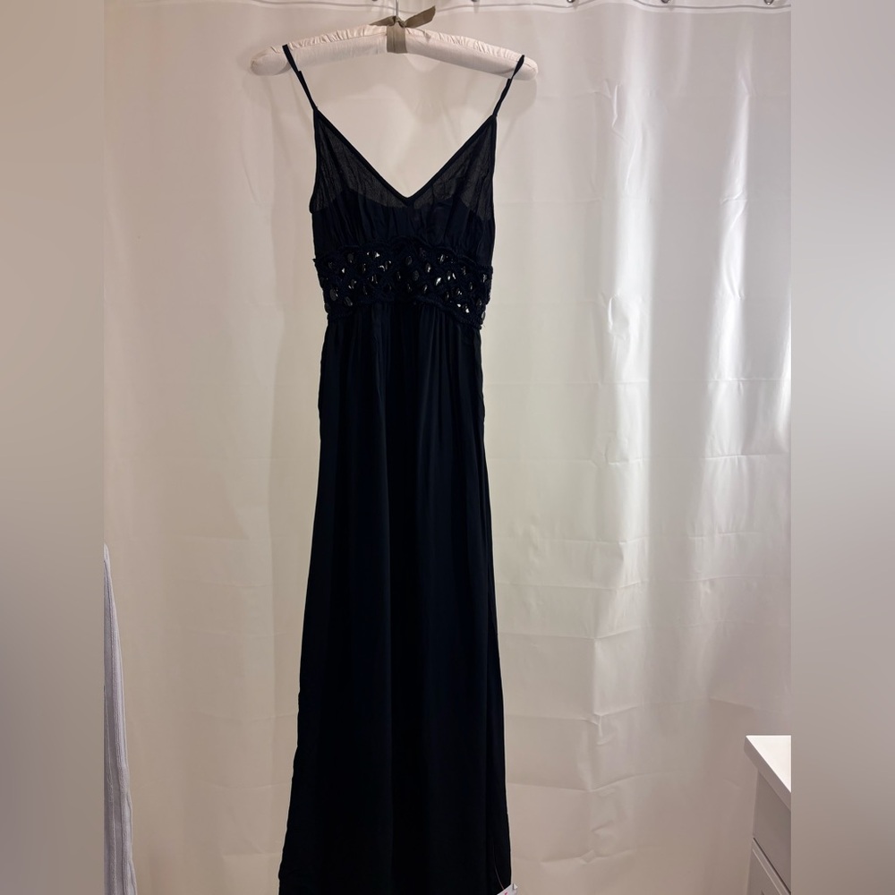 Topshop Elegant Black Maxi Dress